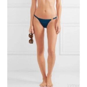 NEW! L'Agent Agent Provocateur Taniia Blue Bikini Swim Bottom Women's XL